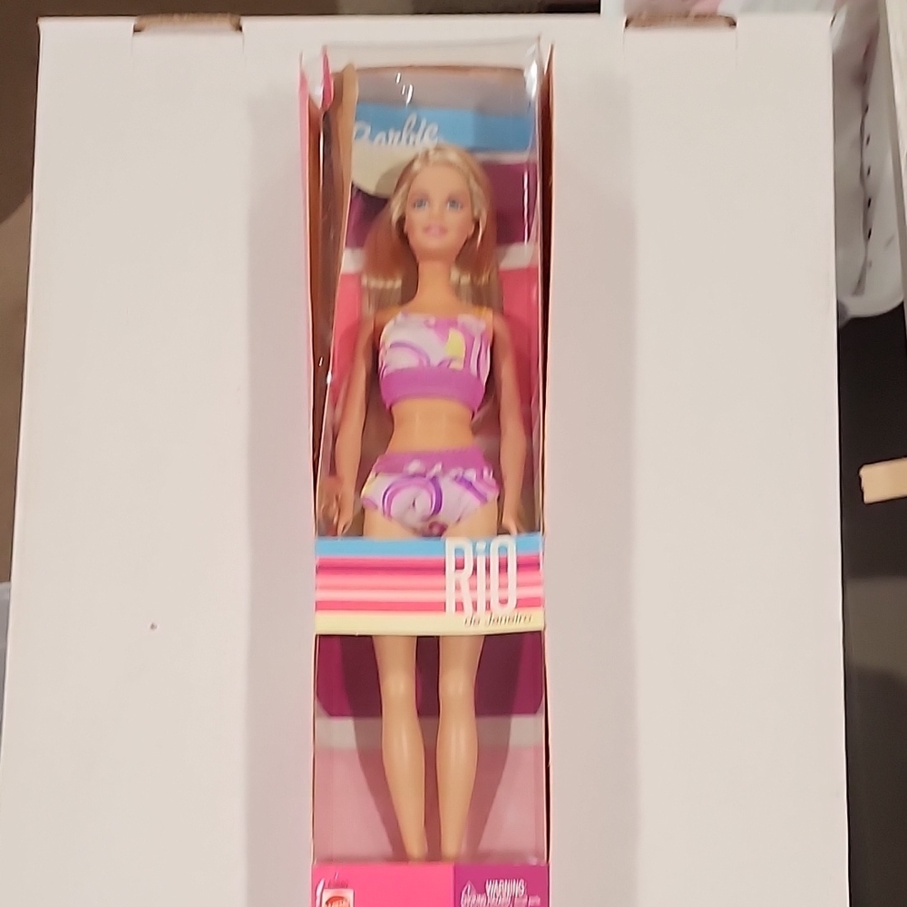 Barbie Rio de Janeiro Doll in Pink and Purple Swimwear